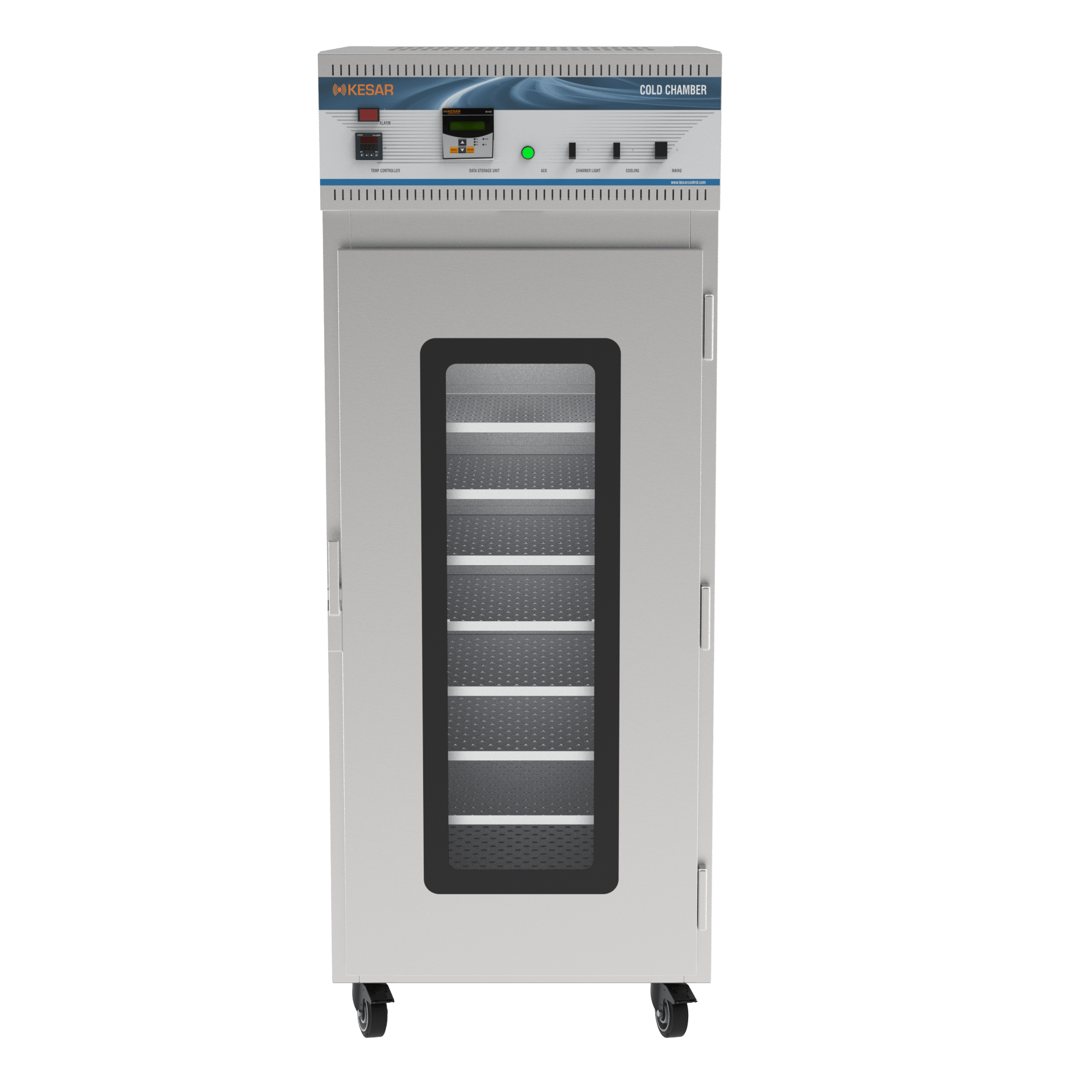 Cold chamber manufacturer in India interior with storage racks